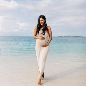 Petal & Pup Rust and Cream Maxi Dress Resort Wear